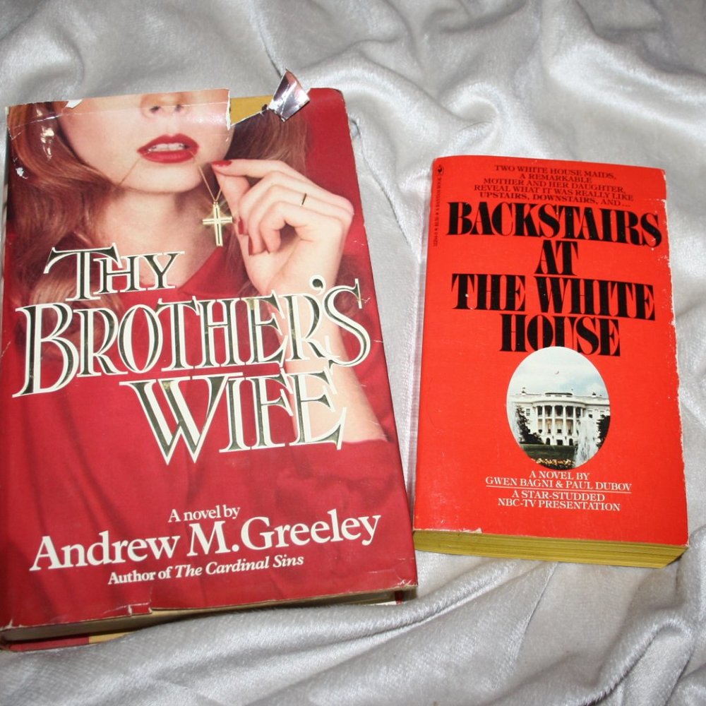 🎭 Vintage Novel Lot · Thy Brother’s Wife & Backstairs at the White House (Bf)